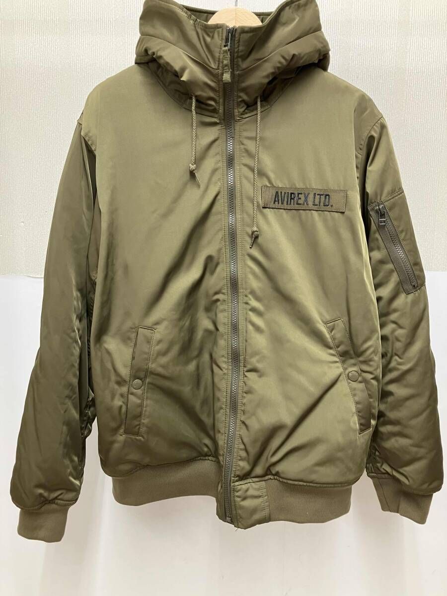 AVIREX アヴィレックス メンズ 中綿ジャケット カーキ XLサイズ タグ付属