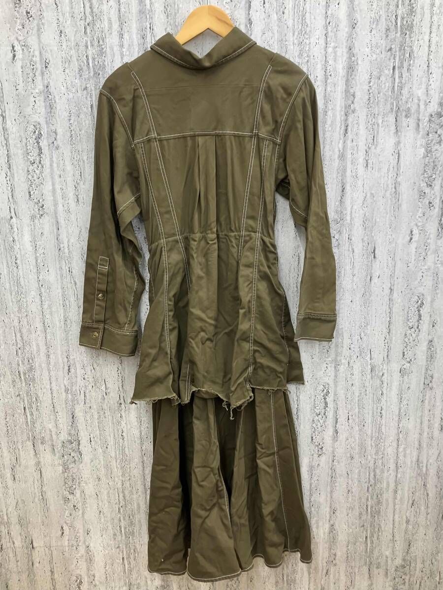 Maison MIHARA メゾン ミハラ ヤスヒロ 長袖ワンピース ブラウン サイズ 38 日本製