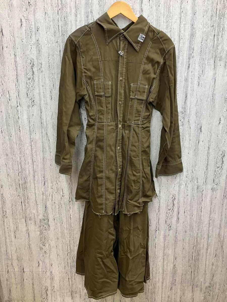 Maison MIHARA メゾン ミハラ ヤスヒロ 長袖ワンピース ブラウン サイズ 38 日本製