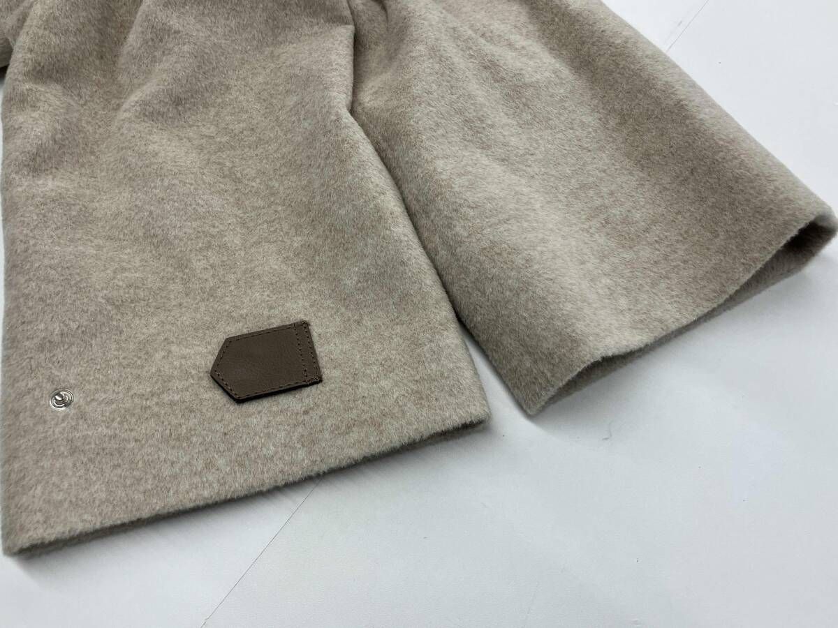 ファー襟 ベージュ