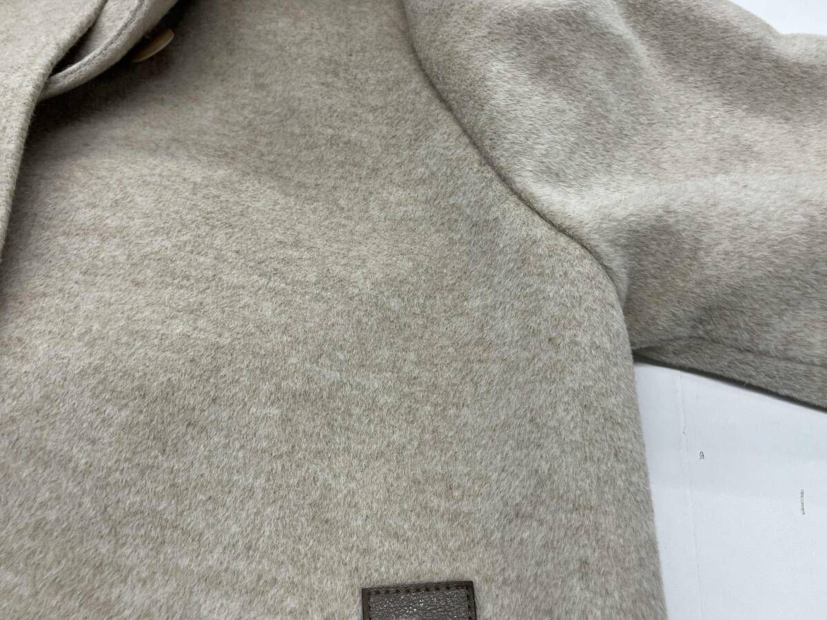 ファー襟 ベージュ