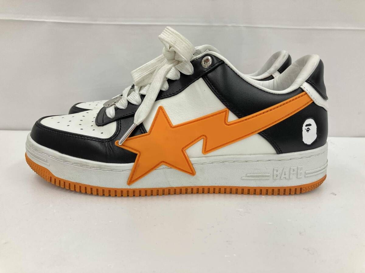 A BATHING APE アベイシングエイプ BAPE STA ベイプスタ スニーカー 26.5 ホワイト 通年