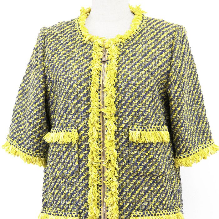 極美品】LOUIS VUITTON ルイ・ヴィトン ワンピース ツイード LV ロゴ