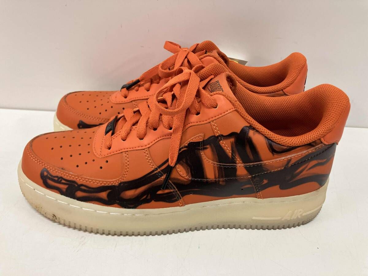 NIKE ナイキ スニーカCU 8067-800 AIR FORCE 1 low Orange Skelton オレンジ 27.5 cm