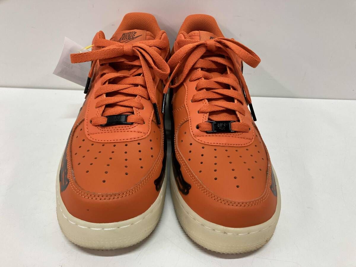  NIKE ナイキ スニーカCU 8067-800 AIR FORCE 1 low Orange Skelton オレンジ 27.5 cm スニーカー 靴