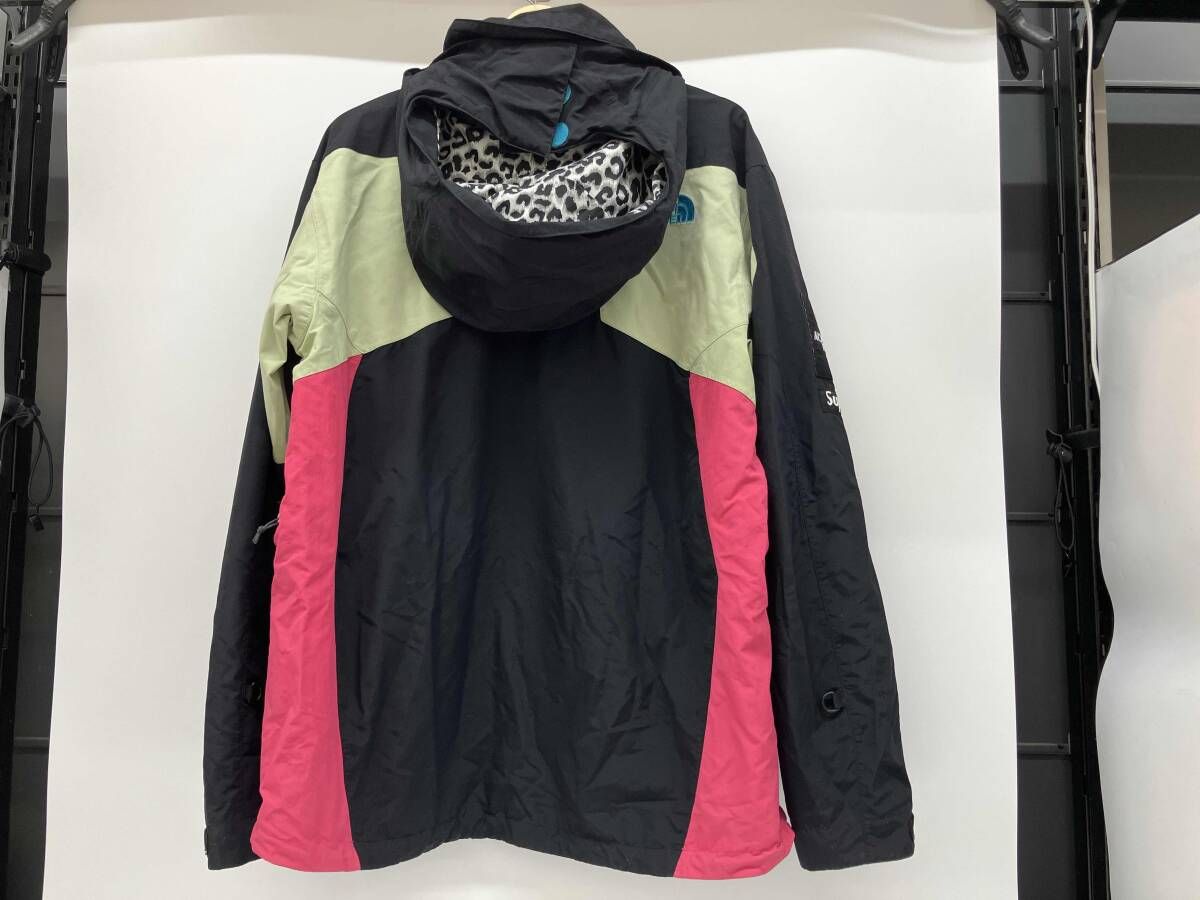 通年 SUPREME THE NORTH FACE 1 st GUIDE JACKET クレイジーパターン マウンテンパーカー ブラック×ピンク×グリーン