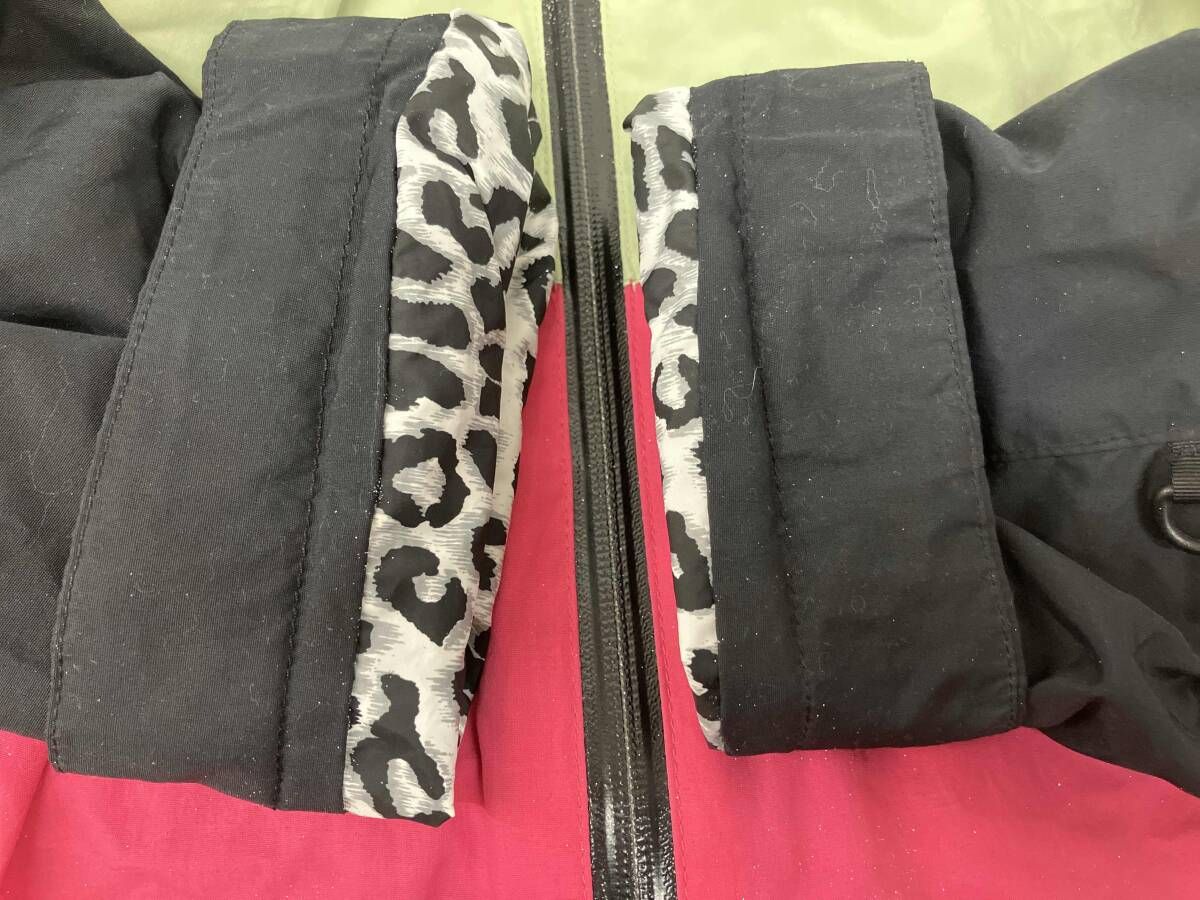  通年 SUPREME THE NORTH FACE 1 st GUIDE JACKET クレイジーパターン マウンテンパーカー ブラック×ピンク×グリーン ジャンパー ブルゾン ジャケット アウター