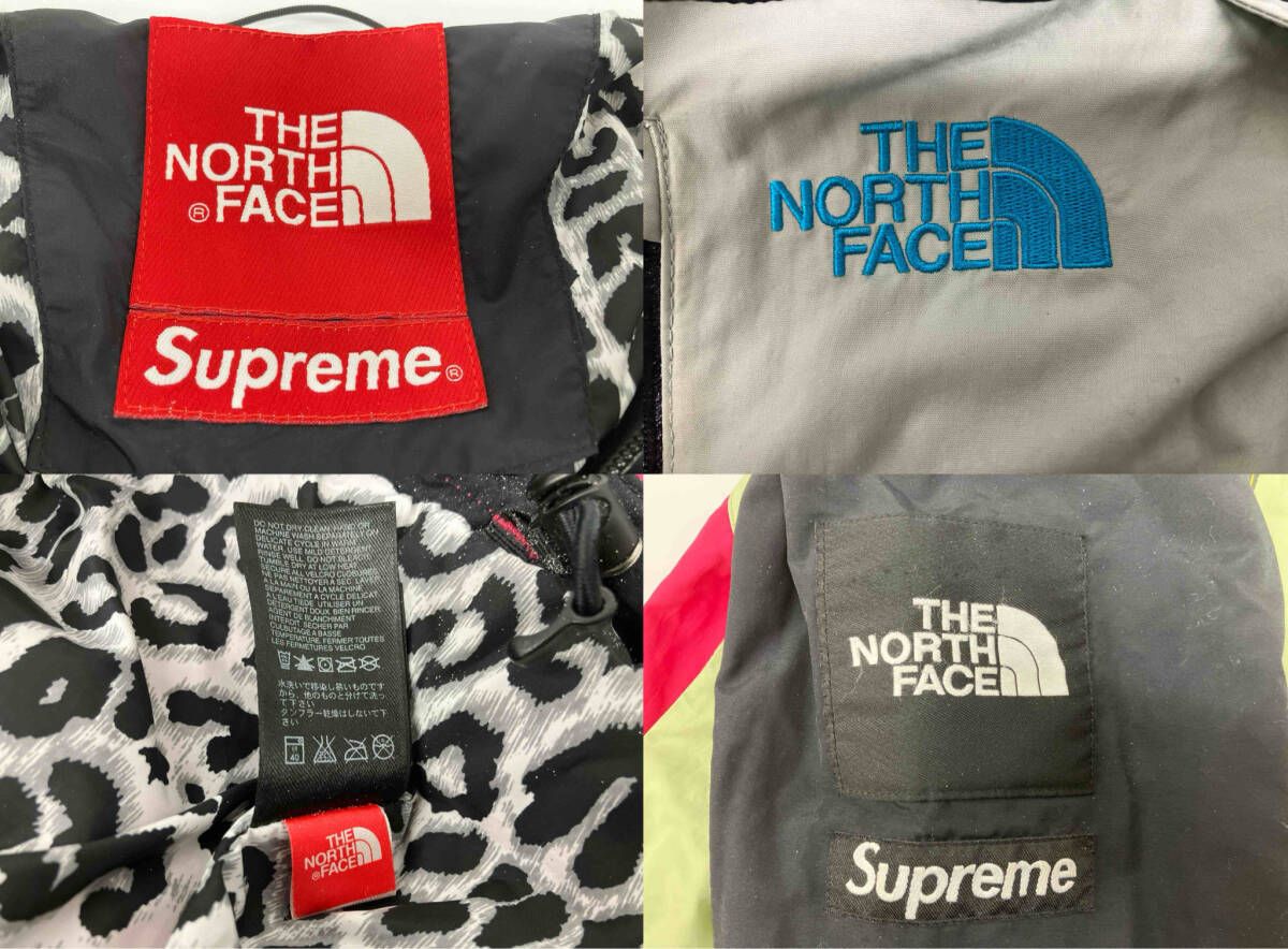 マウンテンパーカー ブラック×ピンク×グリーン