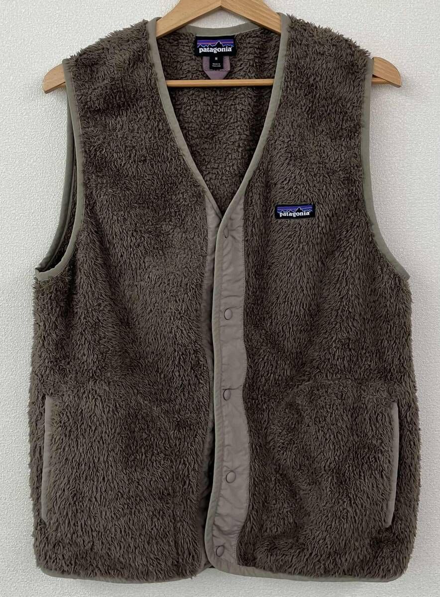 patagonia パタゴニア フリースベスト メンズM 茶系 25927 ロスガストベスト