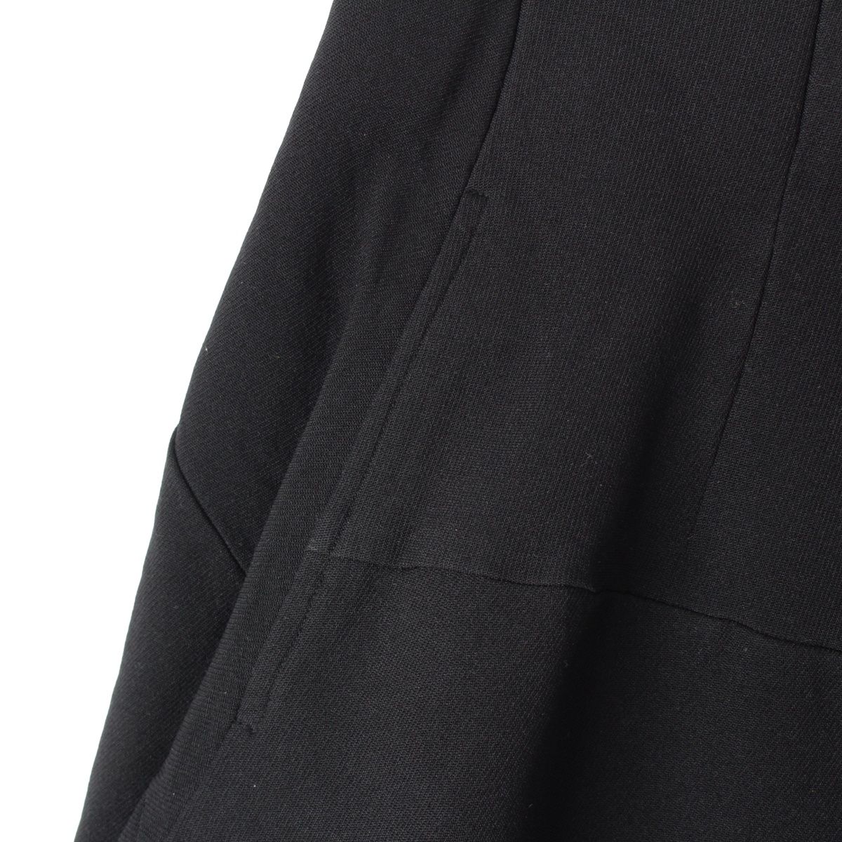 AD2017 archive ポリ縮絨フレアスカート 黒 ボリューム AD2017 archive ポリ縮絨フレアスカート 黒 ボリューム AD2017 archive