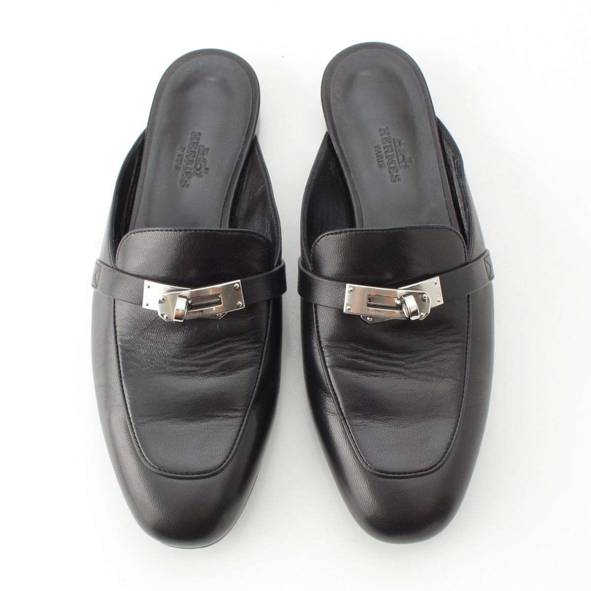 エルメス ケリー オズ レザー ミュール ブラック 36【中古】 - メルカリ