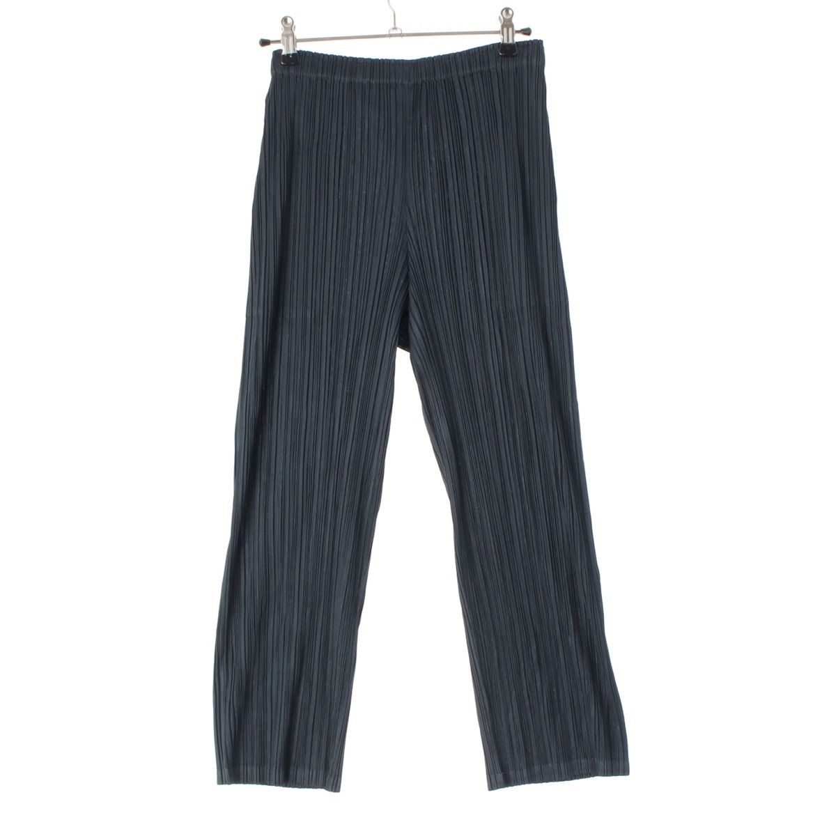 プリーツプリーズ クロップ パンツ PP 51-JF 202 ダークグリーン 3