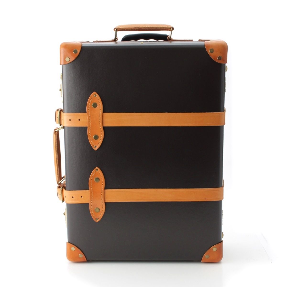 グローブトロッター ヴァルカン ファイバー サファリ キャリーオン 2輪 スーツケース キャリーバッグ ダークブラウン