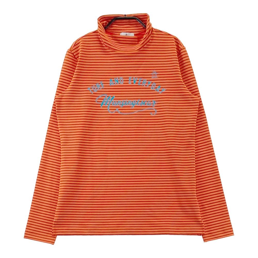 サイズ：L MUNSING WEAR マンシングウェア ハイネック長袖Tシャツ