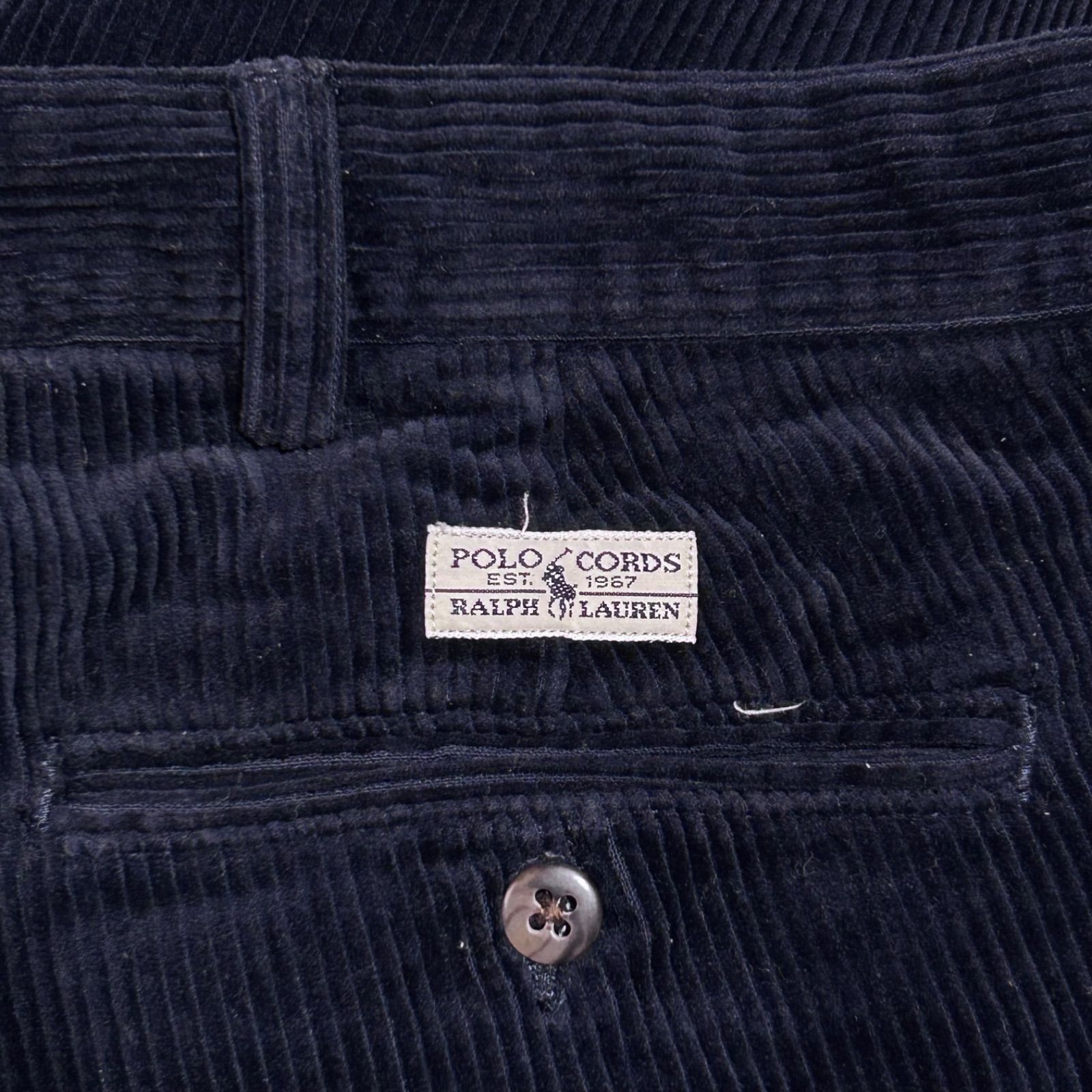 ポロバイラルフローレン中畝コーデュロイパンツP410ネイビーw40