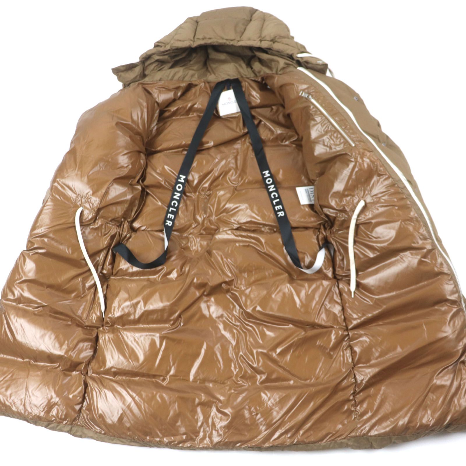 美品▽MONCLER モンクレール 20-21AW ROUBAUD フード・レザーワッペン