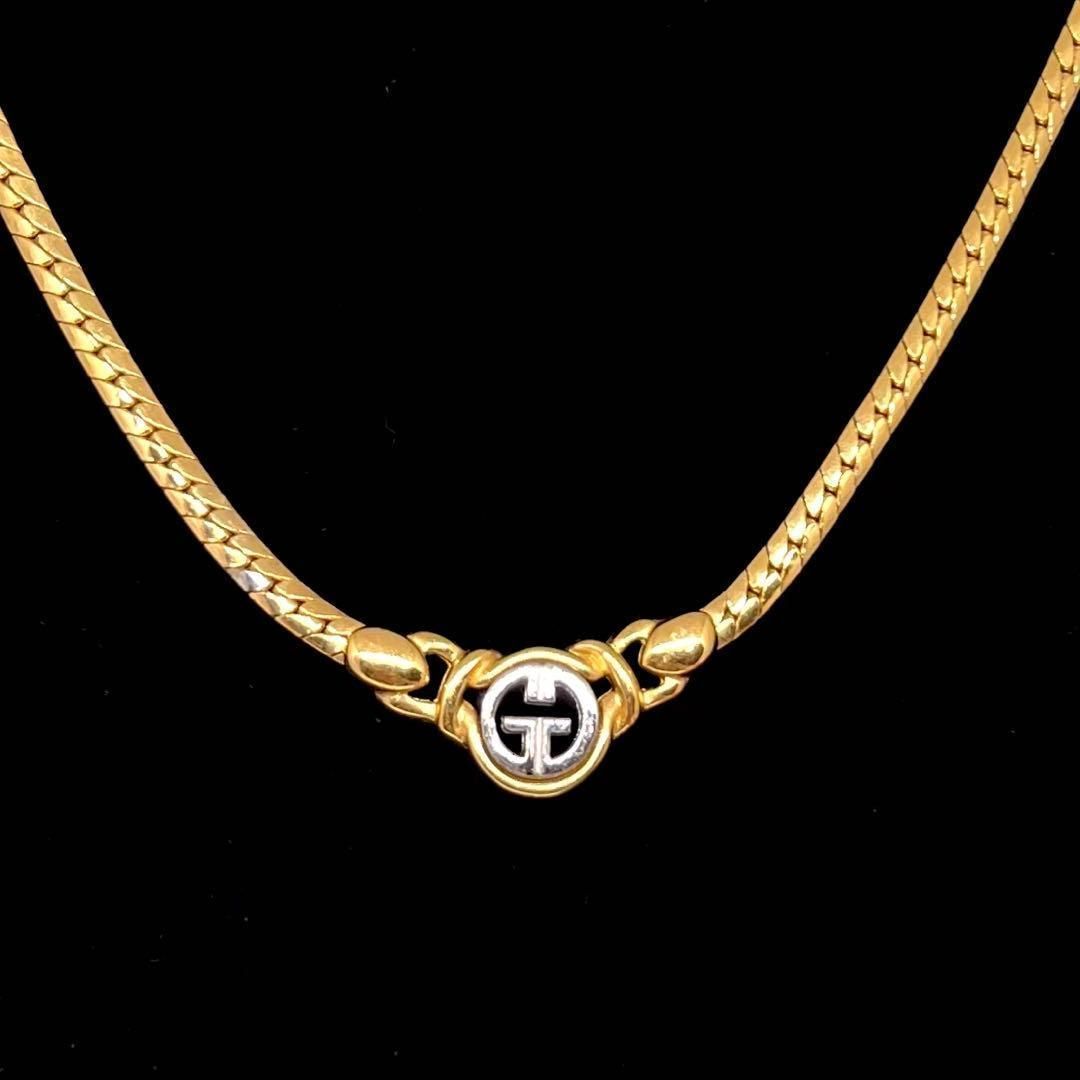美品☆GIVENCHY ジバンシー ネックレス GG ヴィンテージ オメガ 