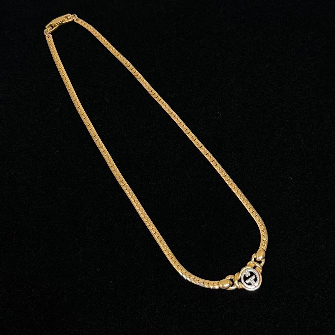 GIVENCHY ジバンシー ネックレス GG ヴィンテージ オメガチェーン ダブルGロゴ ゴールド シルバー ジバンシィ メンズ レディース 喜平