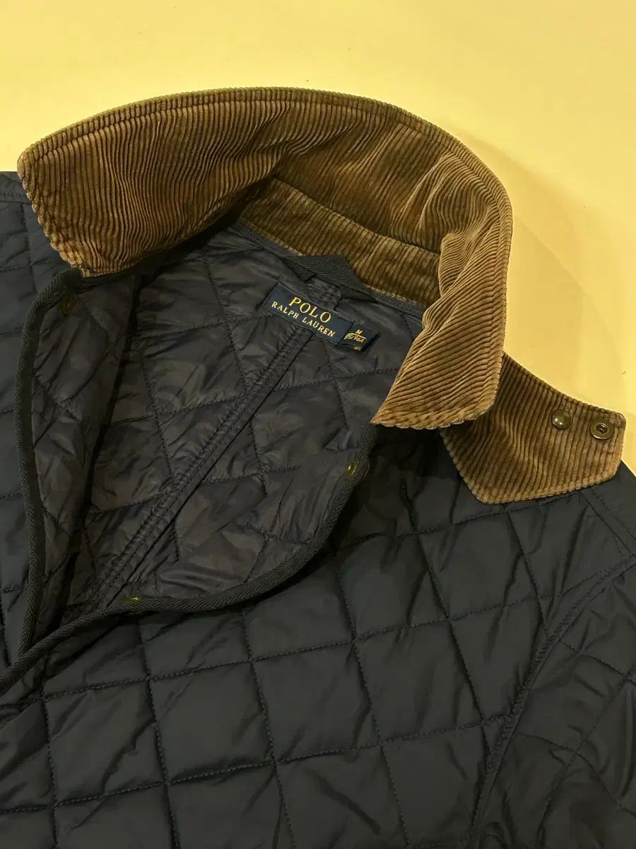 ポロ ラルフローレン キルティング ジャケット ネイビー M 100 105