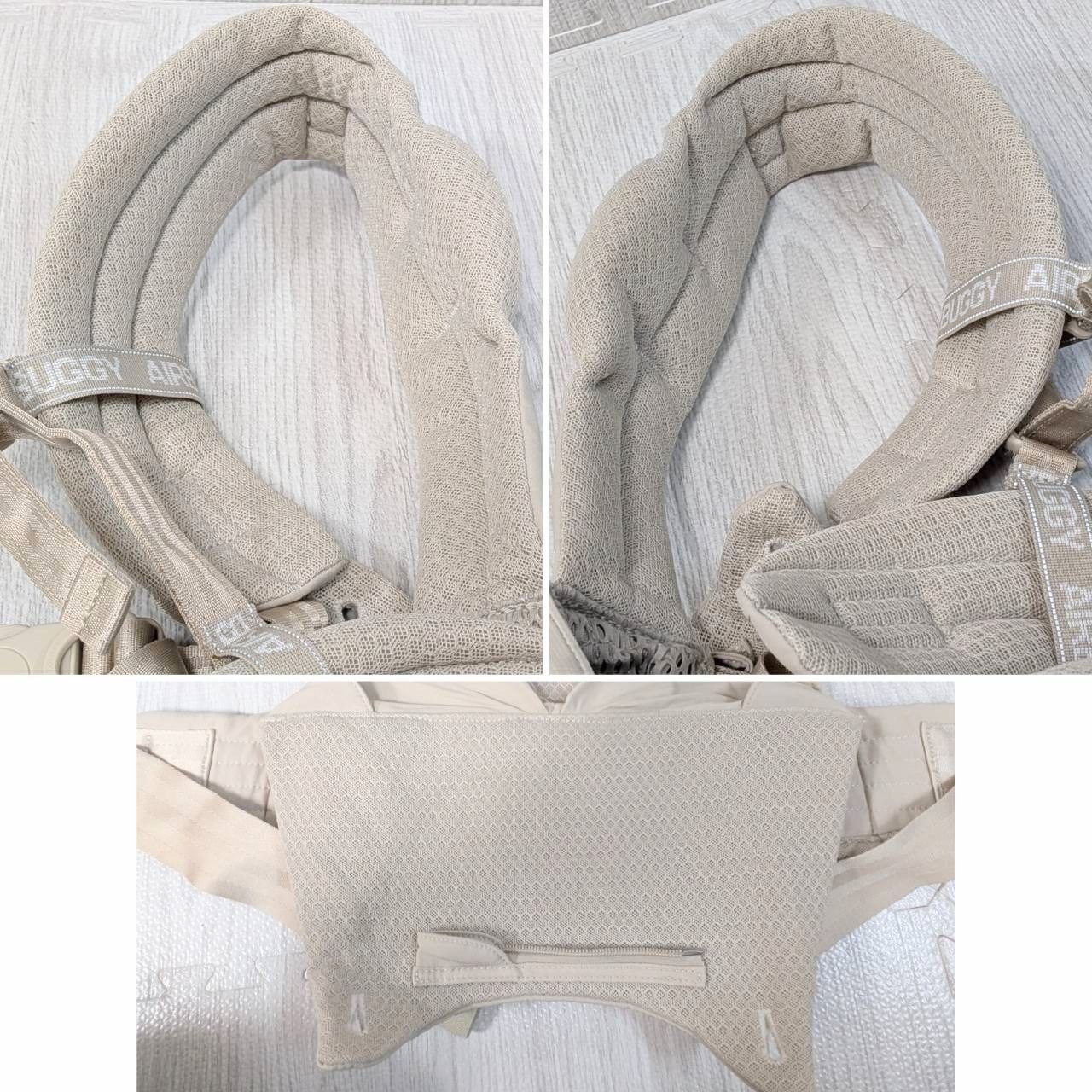 超美品 エアバギー 抱っこ紐 A.B.C AIRBUGGY BABY CARRIER BASIC PLUS