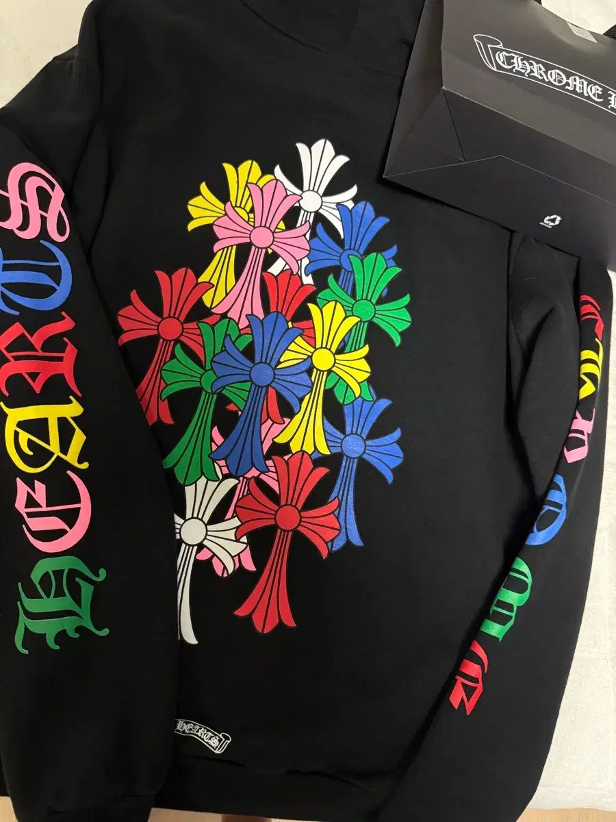 クロムハーツ マルチカラー フーディー s