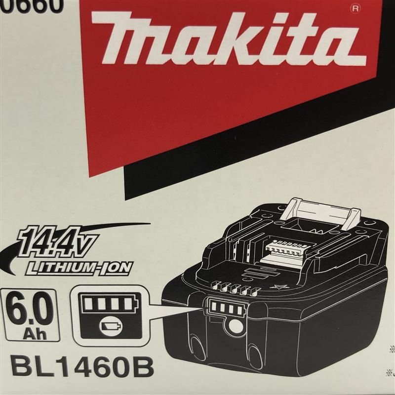 makita マキタ 14.4 V リチウムイオンバッテリ BL 1460 B バッテリー