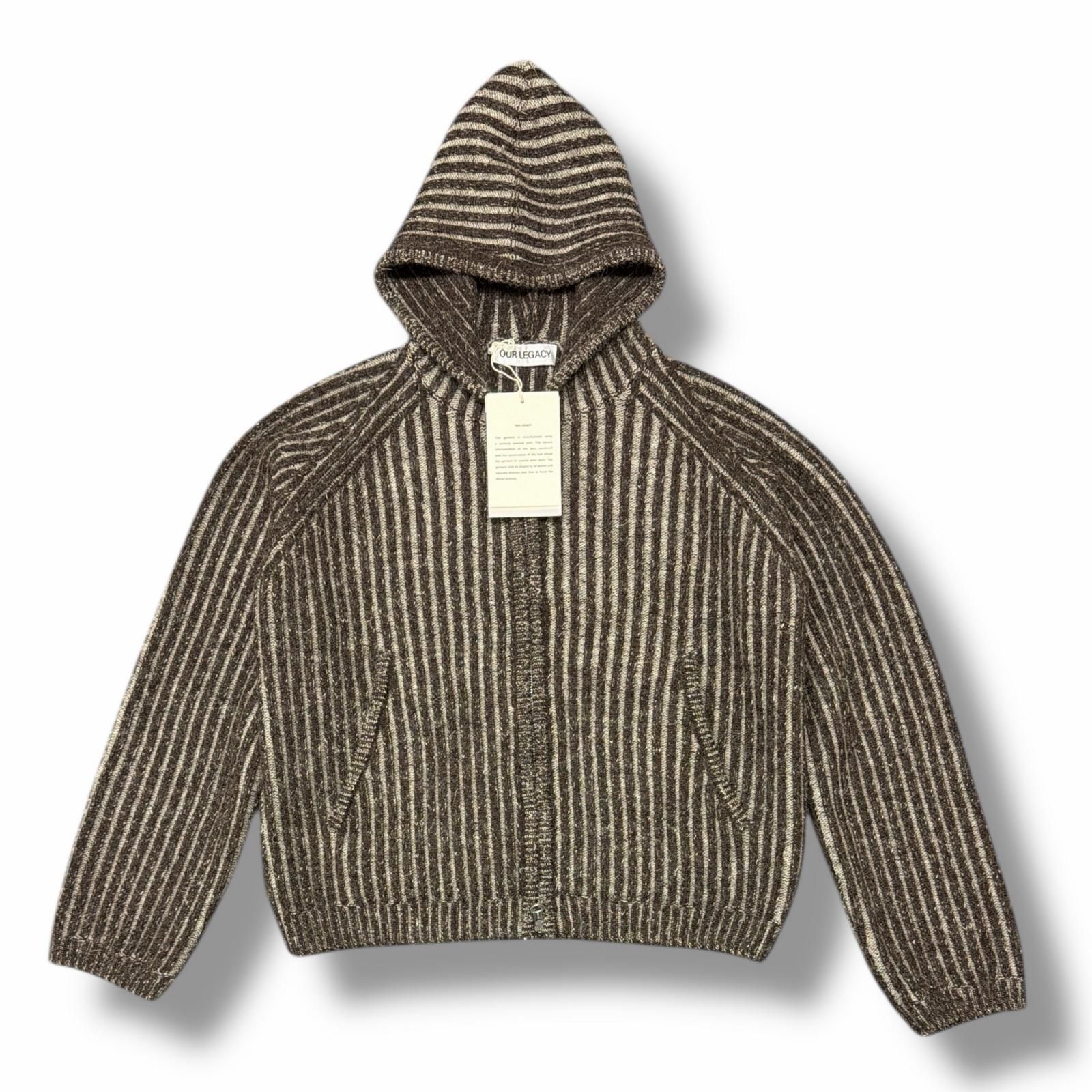 最終値下げ OUR LEGACY フルジップフーディ S ブラウン OUR LEGACY