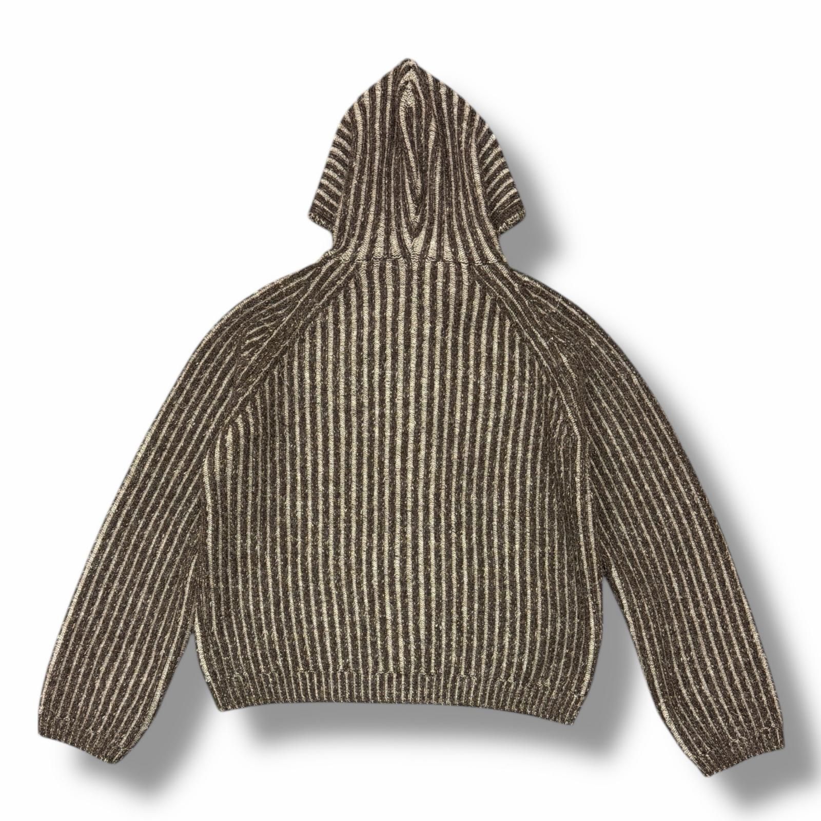 参考上代110000円 未使用 Our Legacy LEVEL HOOD ニット ジップ