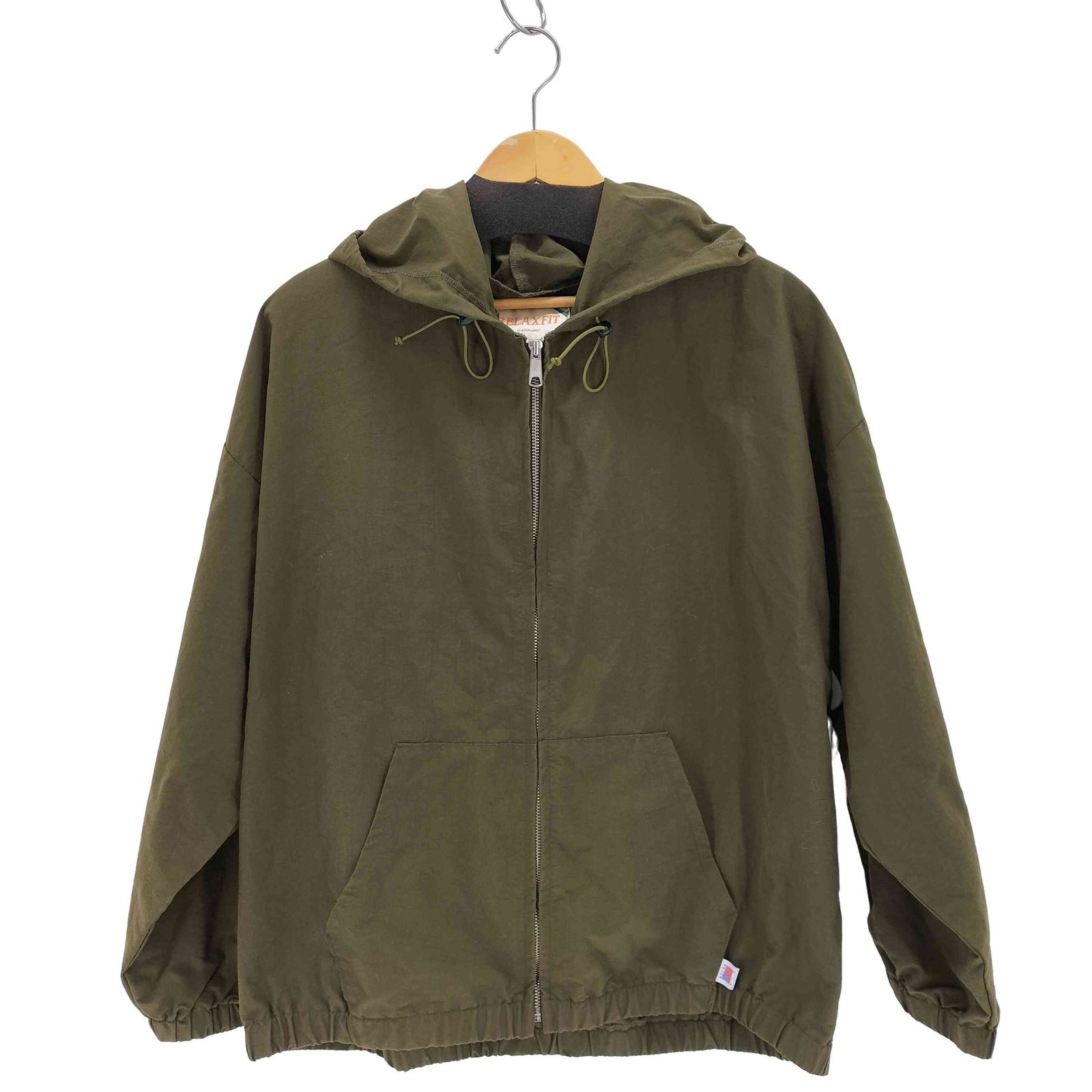 ユーズドフルギ USED古着 ナイロンジップアップパーカー メンズ 表記無