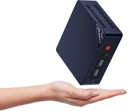 Beelink 第12世代Intel Alder Lake-N 95プロセッサー 最大3.40 GHz Wi-11 ミニコンピューター MINI-S 12 GB RAM 512 SSD ビジネスミニデスクトップPC デュアルHDMI|WiFi 5|BT s