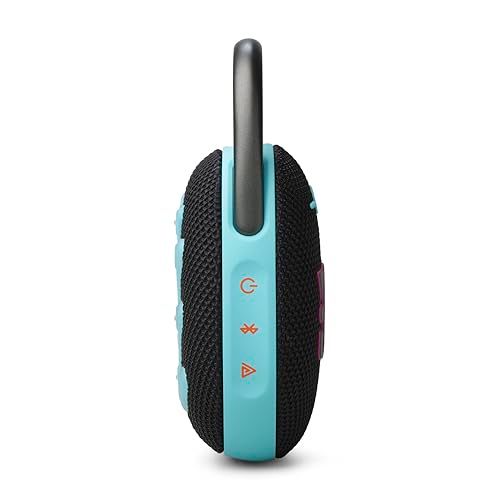 JBL CLIP 5 Bluetoothスピーカー USB C充電|IP 67防塵防水|アプリ対応|カラビナ構造|パッシブラジエーター搭載|ポータブル|ファンキーブラック s アクセサリー ワイヤレススピーカー 