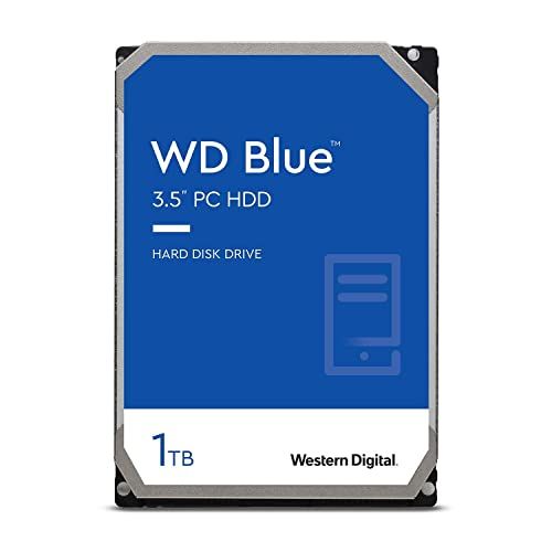 Western Digital ウエスタンデジタル WD Blue 内蔵 HDD ハードディスク 1 TB CMR 3.5インチ SATA 7200 rpm キャッシュ64 MB PC -ECs