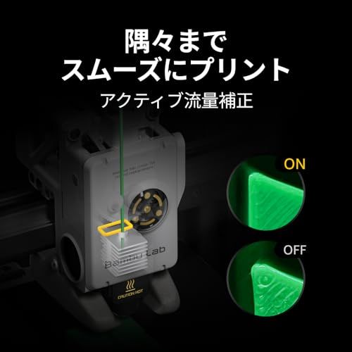Bambu Lab A1 mini 3D プリンター、組立簡単、500mm/s 高速高精度、全