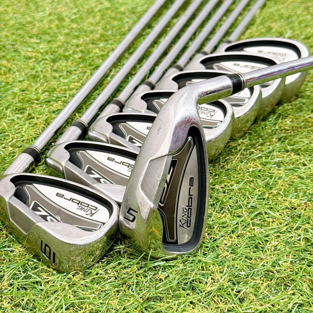 送料込み　 cobra King cobra SZ アイアン　ドライバー　セット cobra コブラ KING SZ Speed Zone アイアンセット 8本 スチール