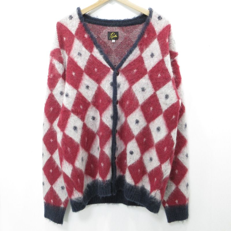 三重本店】 中古 Needles | ニードルス 総柄モヘア長袖カーディガン