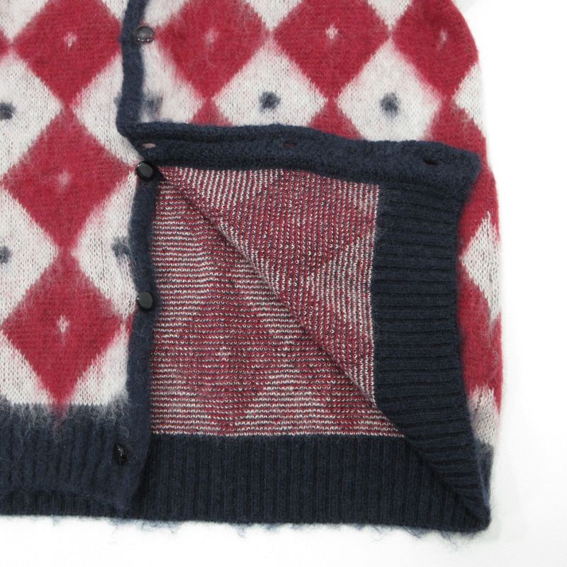 三重本店】 中古 Needles | ニードルス 総柄モヘア長袖カーディガン