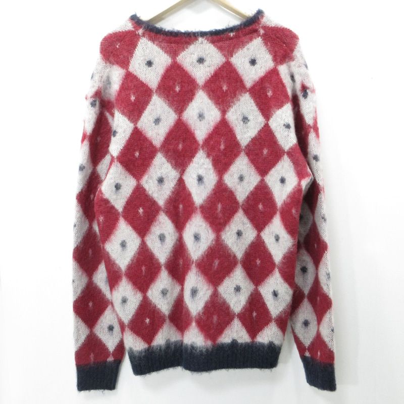 Needles XL モヘアカーディガン ローズ柄 Needles XL モヘアカーディガン ローズ柄 Needles XL モヘア