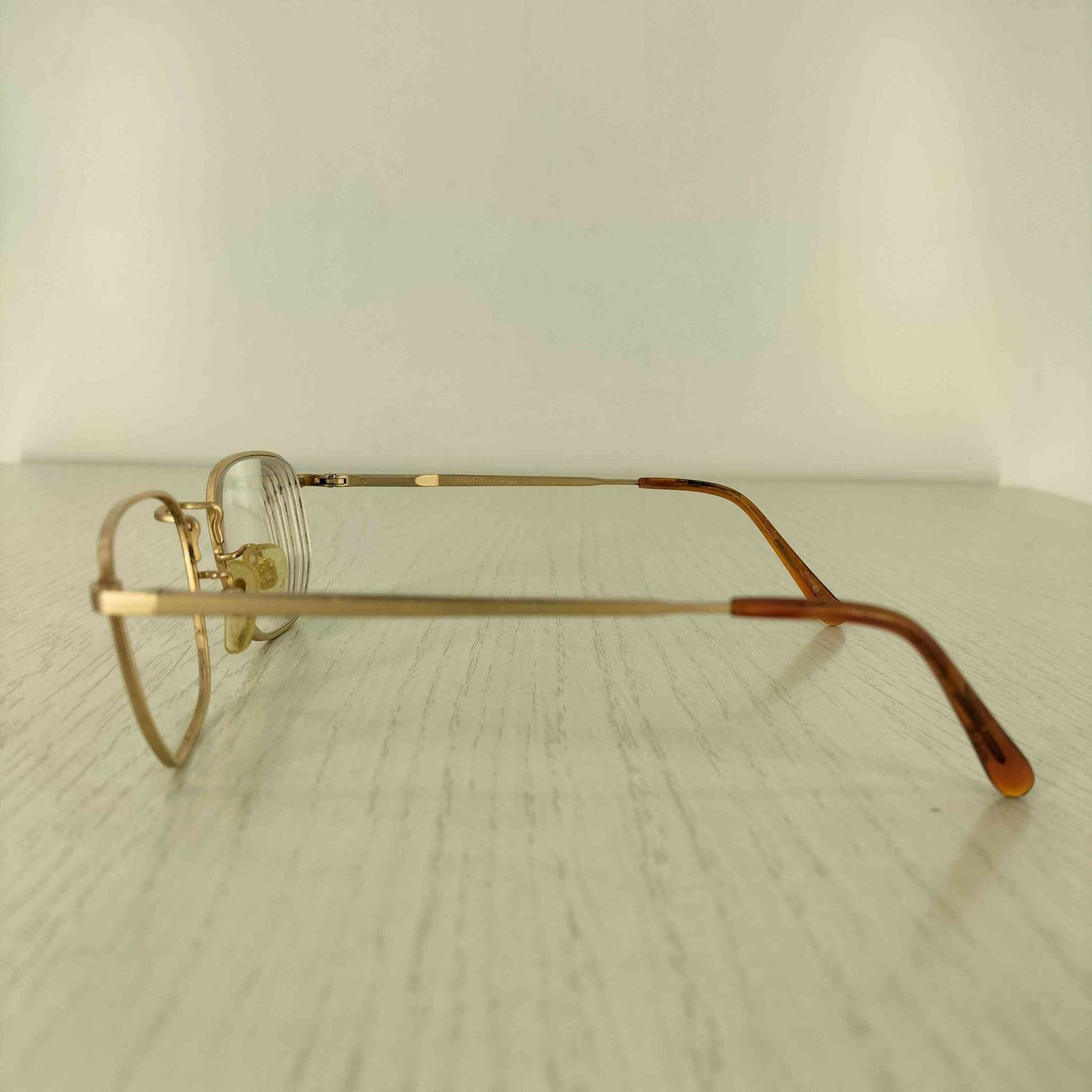 ジョルジオアルマーニ Giorgio Armani スクエア グラス メンズ 50-20