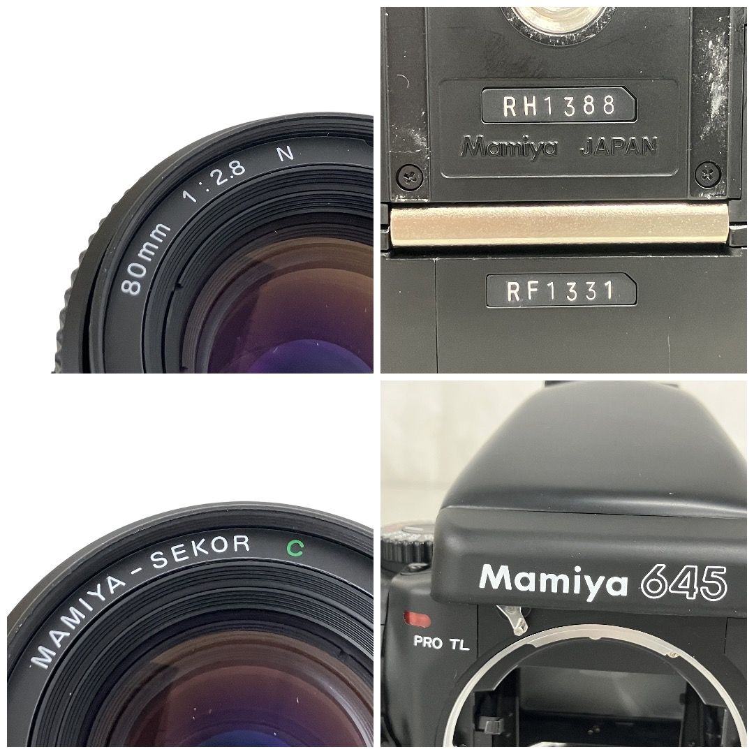 Mamiya 645 PRO TL / MAMIYA-SEKOR C 80mm F2.8 N 中判カメラ ボディ