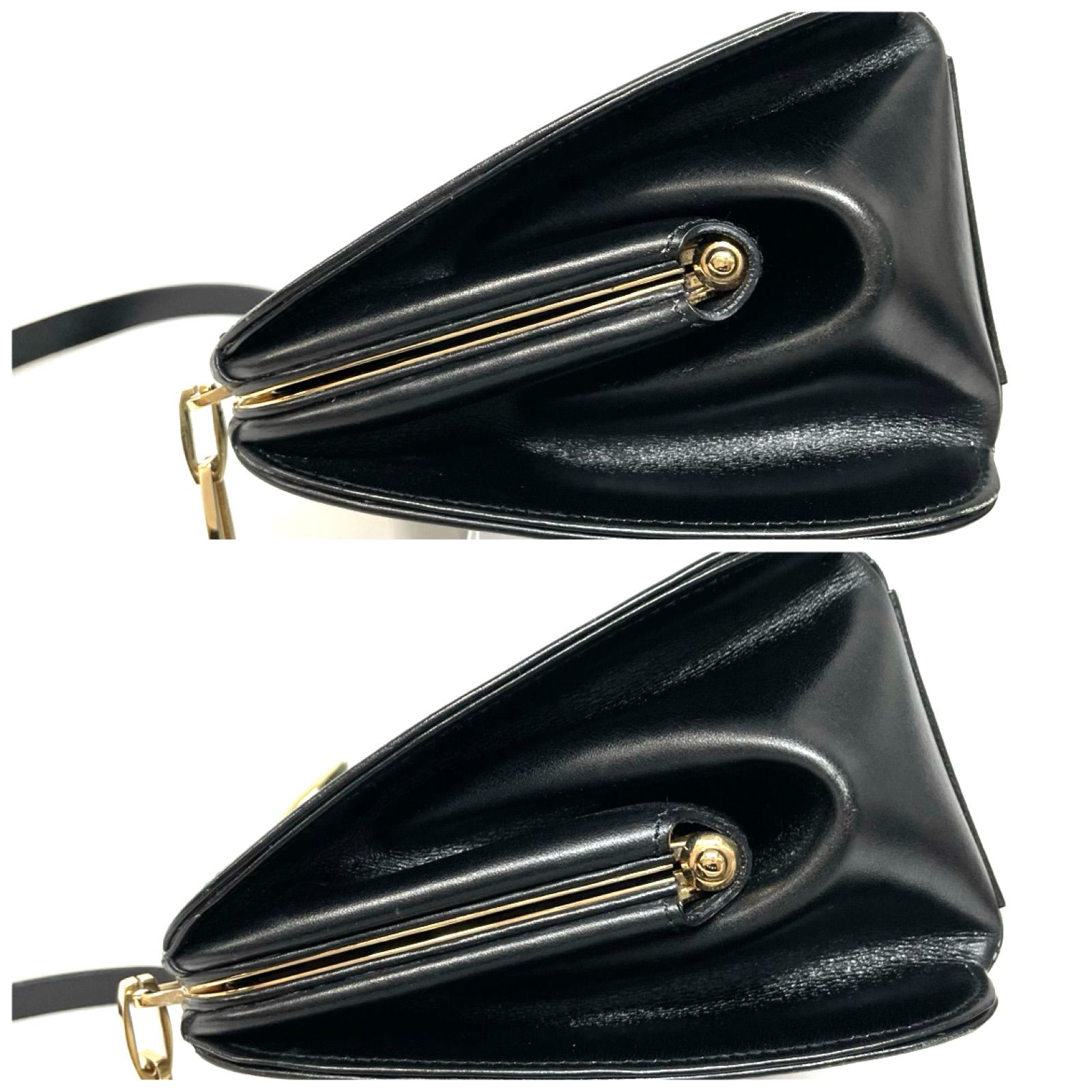 ロエベ ケース アナグラム ポーチ レザー ブラック 美品 美品) LOEWE(ロエベ)ポーチ レザー アナグラム - メルカリ