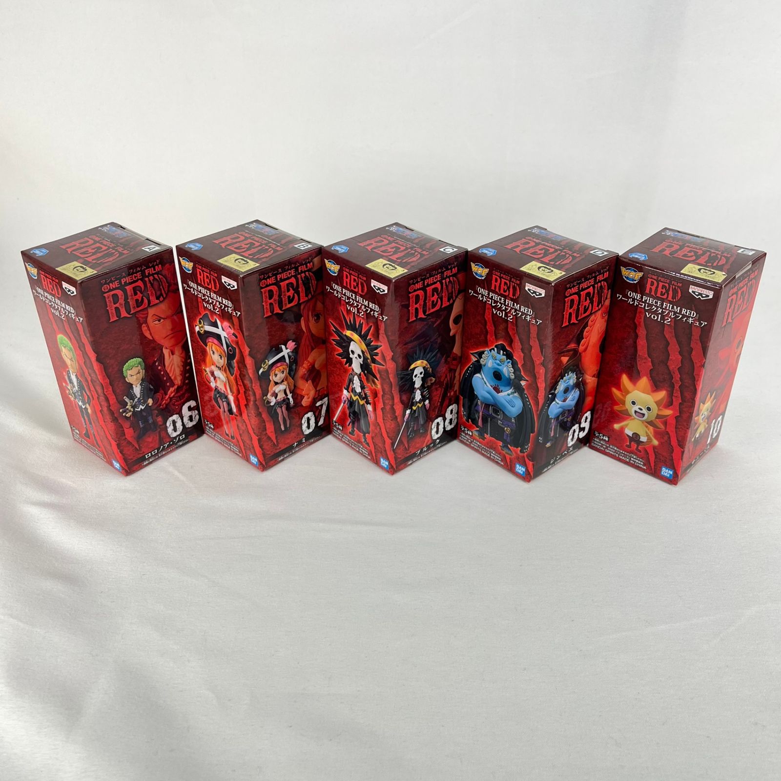 ONEPIECE FILM RED ワーコレ　コンプ 15体セット ONEPIECE FILM RED ワーコレ WCF Vol.01～Vol.03 15個 コンプセット