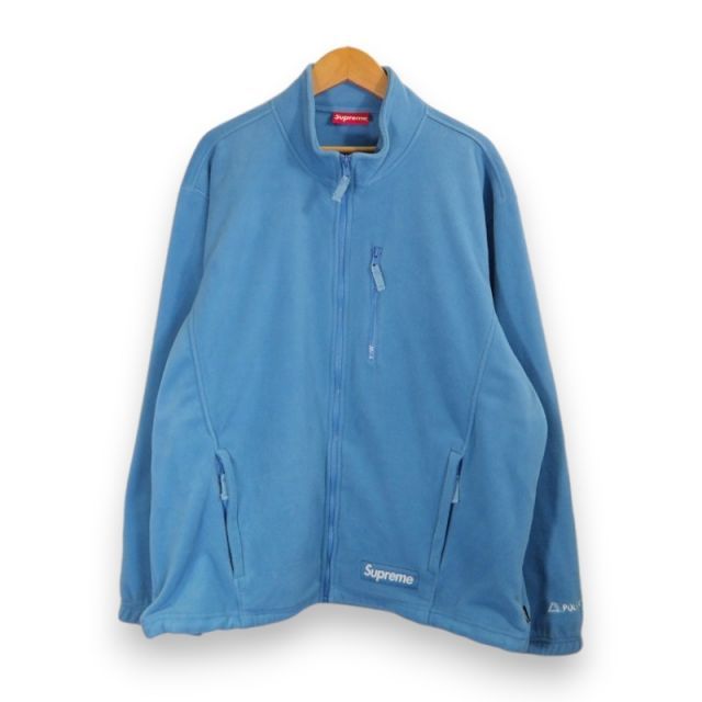 SUPREME 22aw Polartec Zip Jacket Blue サイズL シュプリーム