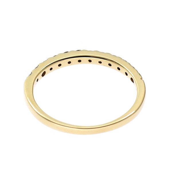 K18YG ダイヤモンド リング 0.20ct ハーフエタニティ - メルカリ