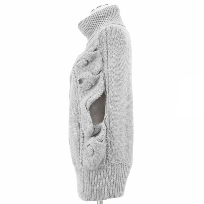 美品】GUCCI グッチ ノースリーブニット タートルネック ローゲージ