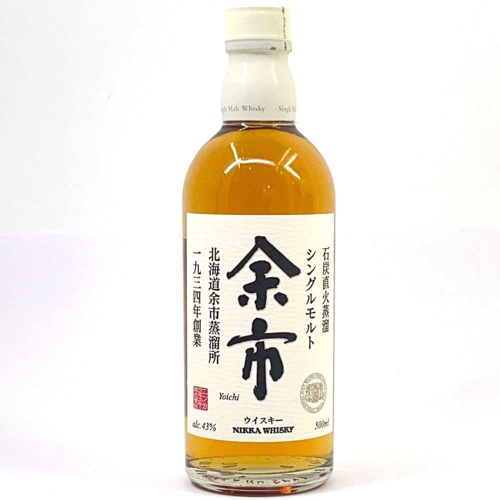 未開栓】ニッカ 余市 シングルモルト 500ml 43% - メルカリ
