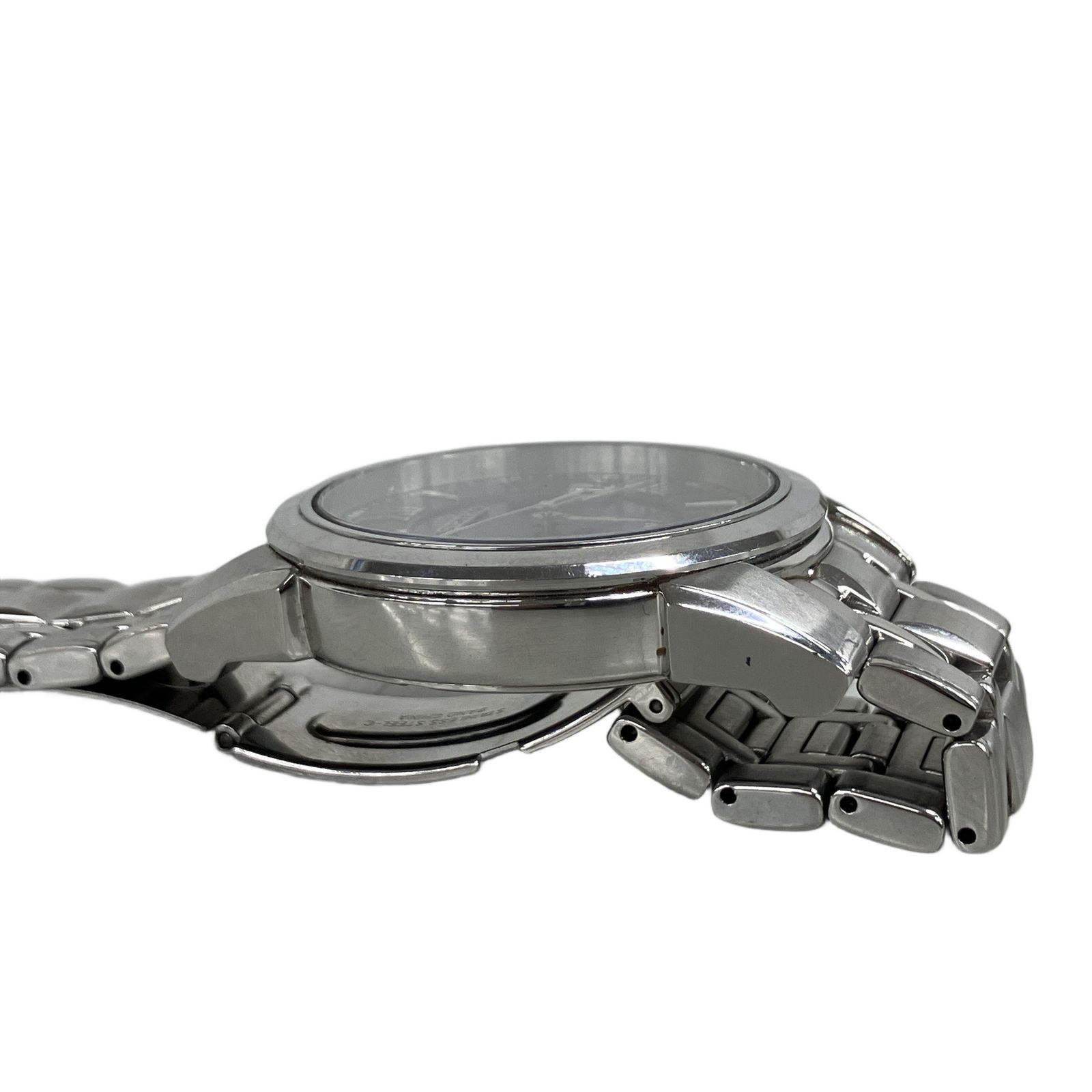  SEIKO セイコー V 157-0 BF 0 SOLARソーラー ル グランスポーツ ラウンドケース型 自動巻き時計 腕時計(アナログ)