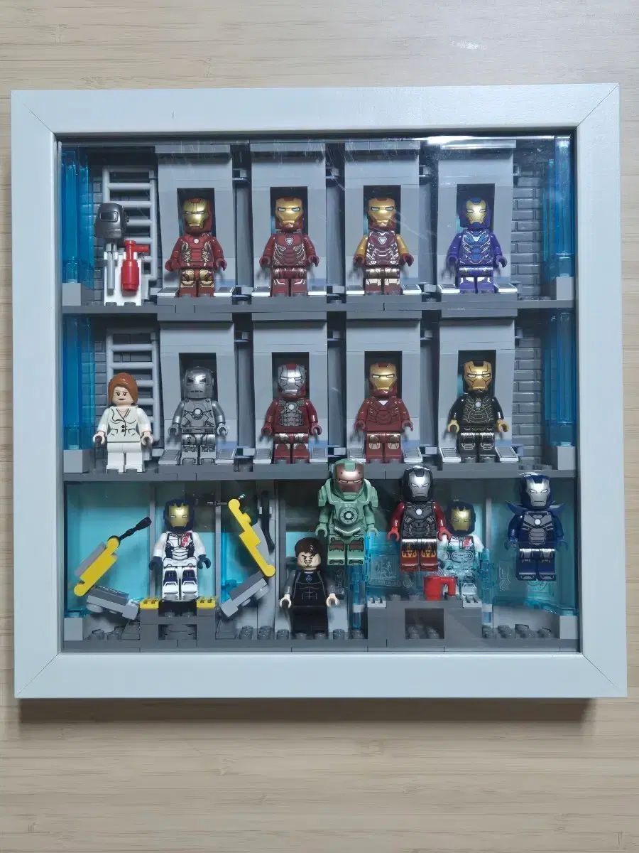 LEGOアイアンマンミニフィギュア額縁セット
