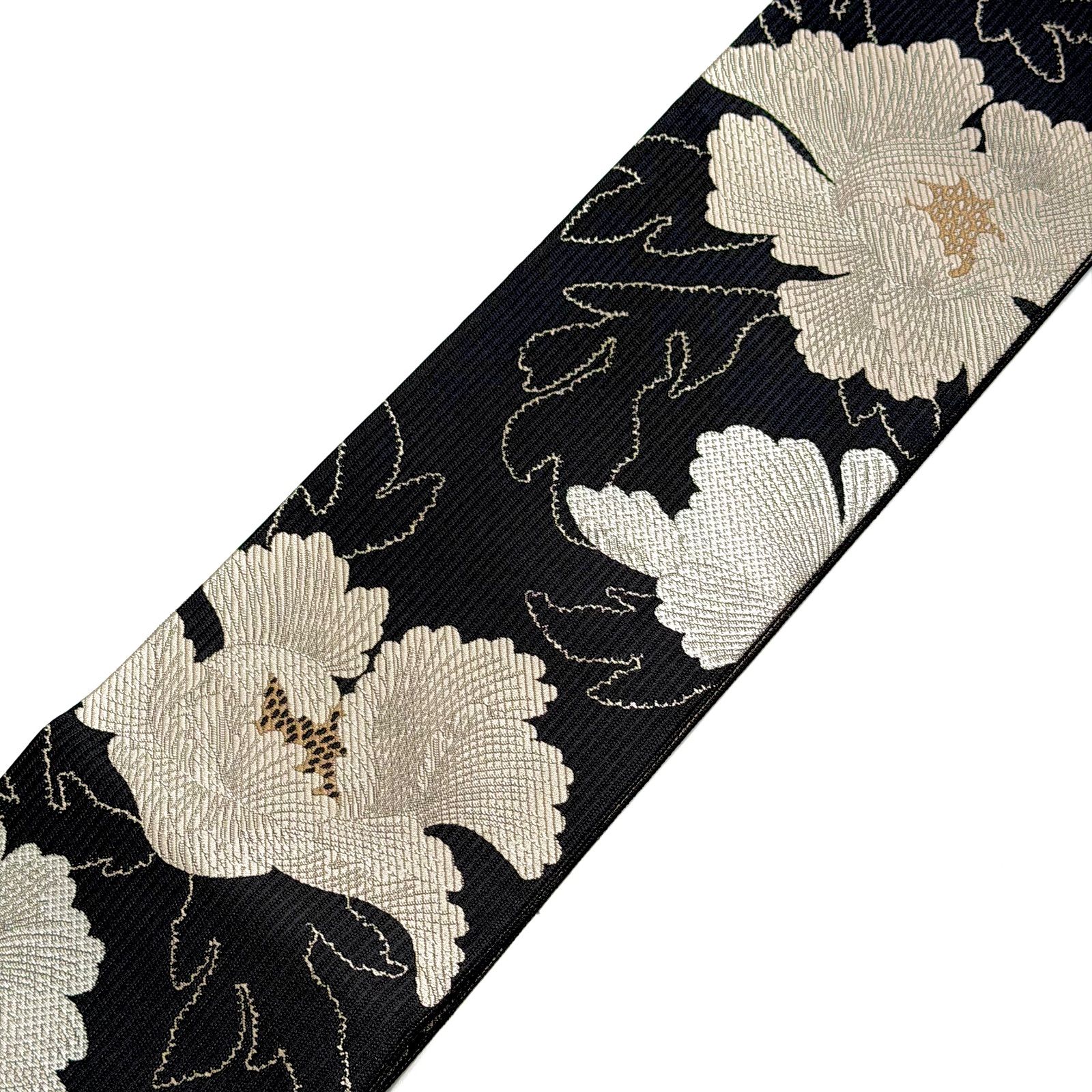半幅帯　博多織　リバーシブル　博多小袋帯　牡丹柄　6697 楽天市場】≪ポイント3倍≫博多織 半幅帯 長尺 本場筑前博多織 小袋帯