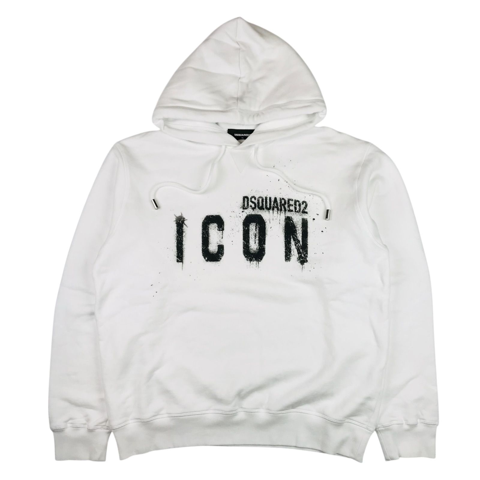 美品☆DSQUARED2・ディースクエアード・メンズ ブランドICONペイント 