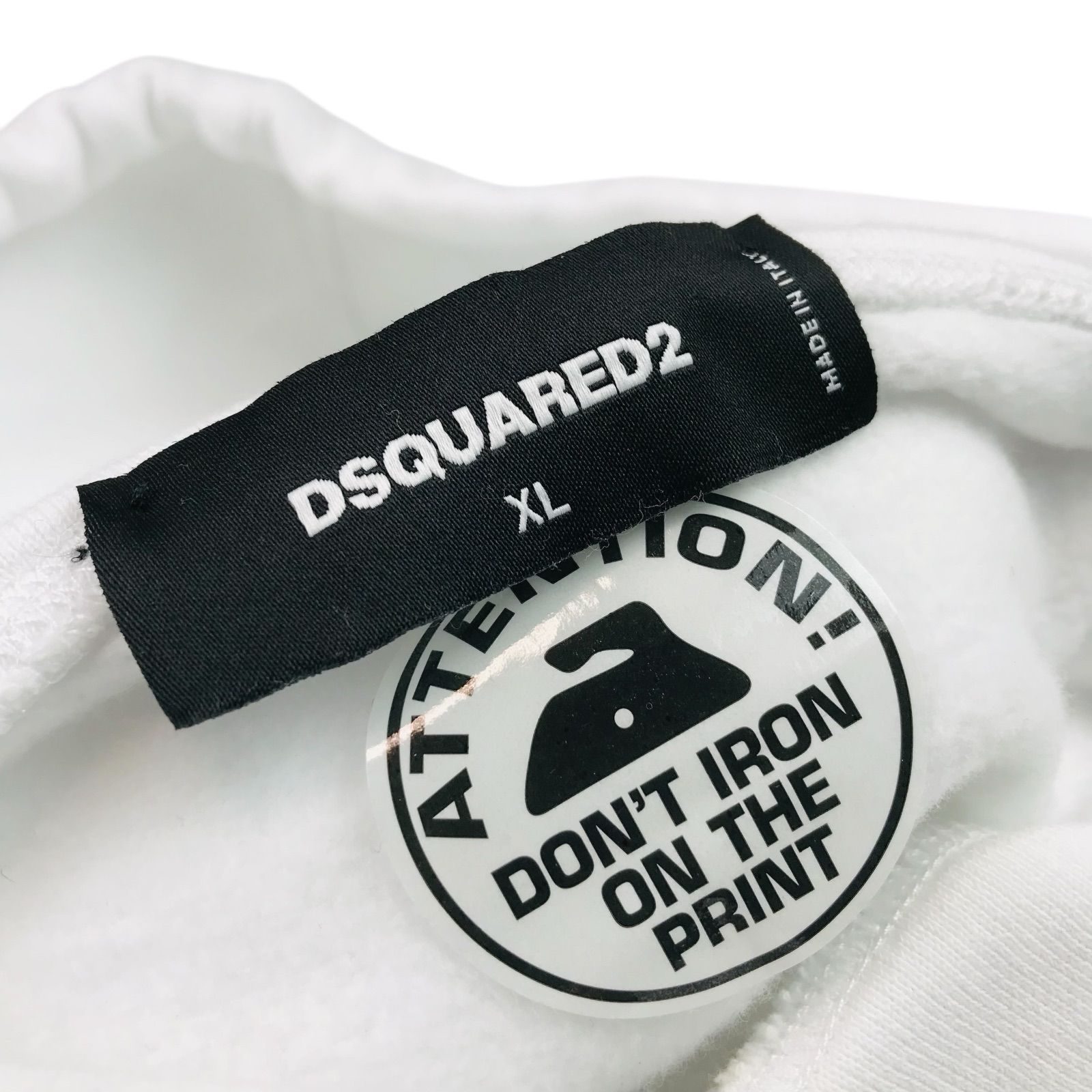 美品☆DSQUARED2・ディースクエアード・メンズ ブランドICONペイント 